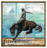 Ride it Out, 18" x 18" Framed