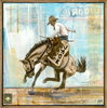 Rodeo Jack. 12" x 12" Framed