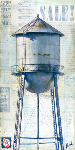 Rusted Water, 12" x 6"