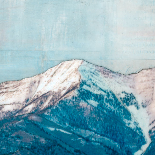 Sangre Peaks III, 8" x 8"