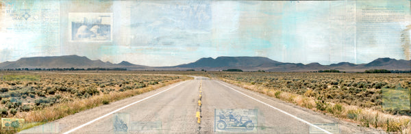 Searching for Galisteo, 12" x 36"