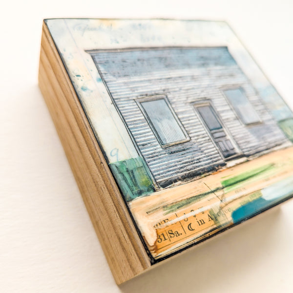 Shut In, 4" x 4"