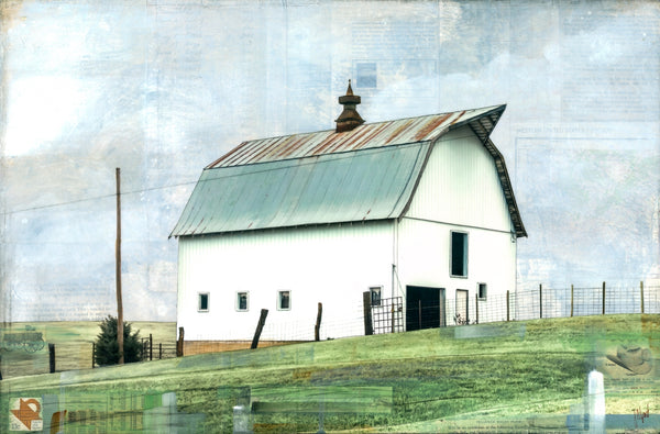 Silent Barn, 16" x 24"