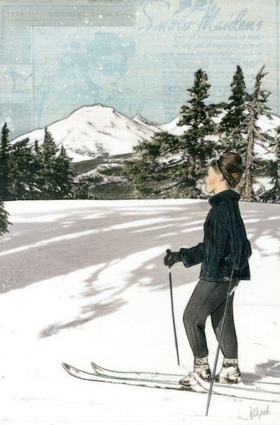 Snow Maiden, 9" x 6"