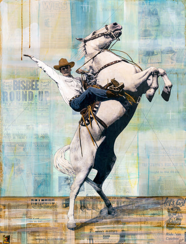 Stealing the Show, 40" x 30" Framed