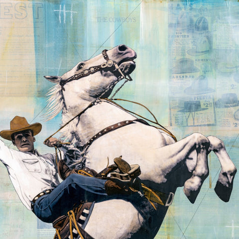 Stealing the Show, 40" x 30" Framed