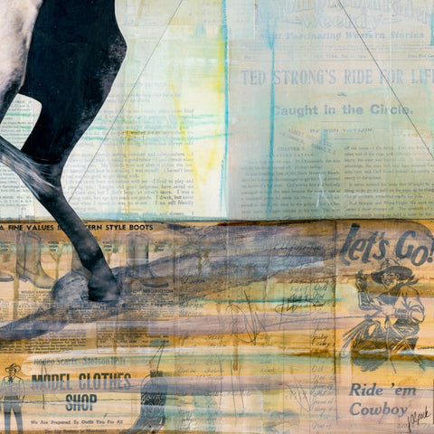 Stealing the Show, 40" x 30" Framed