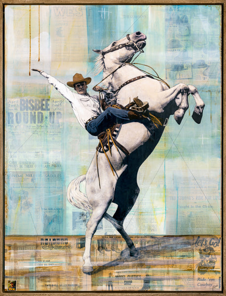 Stealing the Show, 40" x 30" Framed