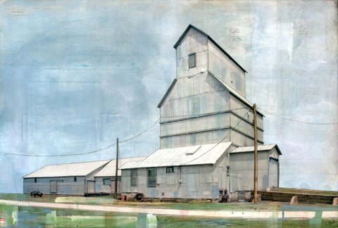 Stoic Grain, 24" x 36"