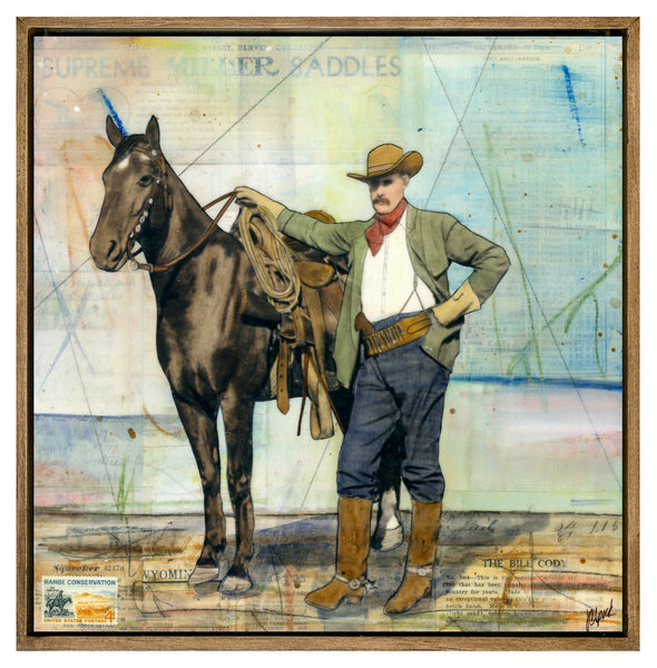 The Boss, 12" x 12" Framed