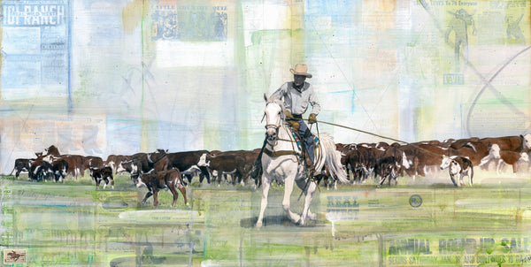 The Catch Counts, 18" x 36" Framed