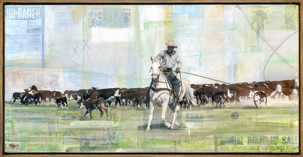 The Catch Counts, 18" x 36" Framed
