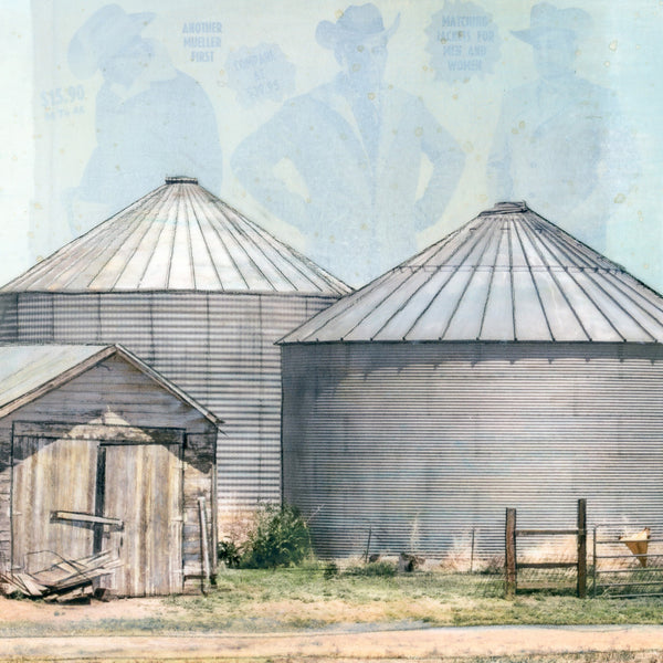 The Grain Keeper, 12" x 36" Framed