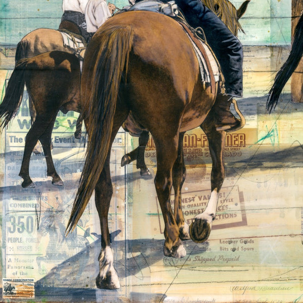 The Leaving Hour, 30" x 30" Framed