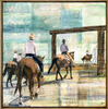 The Leaving Hour, 30" x 30" Framed