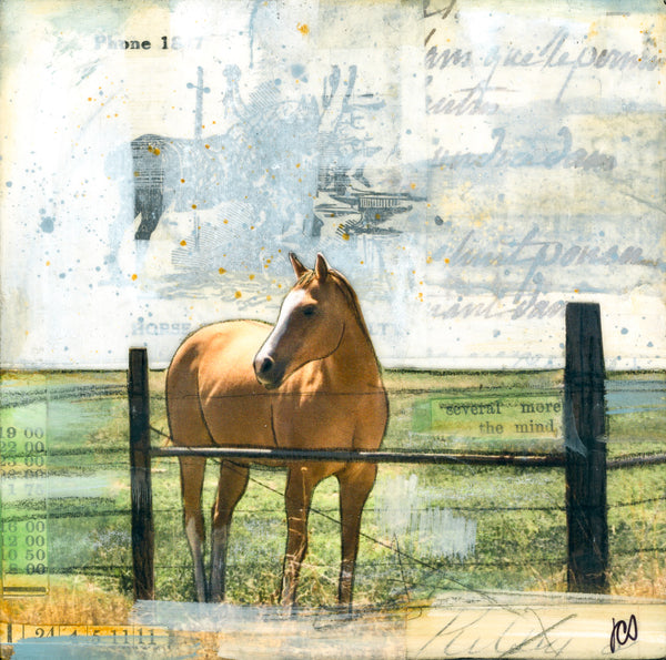 The Lookout, 4" x 4"