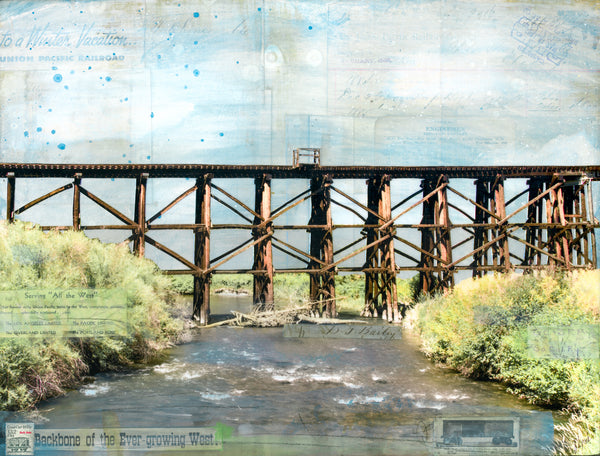The Old Trestle, 14" x 18"