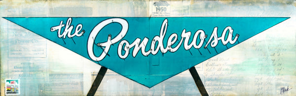 The Ponderosa, 6" x 18"
