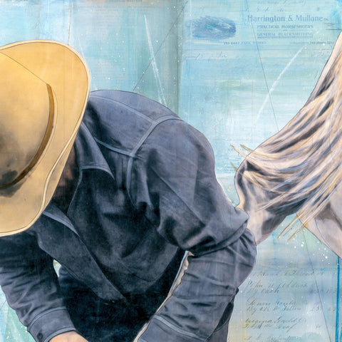 The Quiet Agreement, 36" x 24" Framed