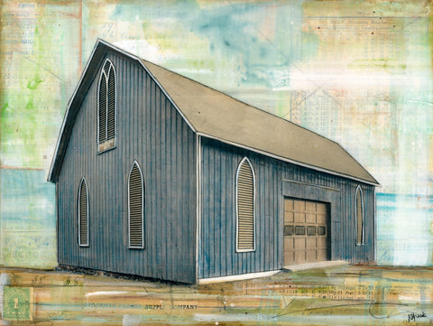 The Sunday Barn, 9" x 12"