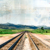 Tracks to Glacier, 18" x 48"