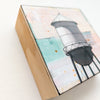 Water Tower IV, 4" x 4"