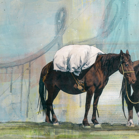 Where the Trail Calls, 18" x 36" Framed