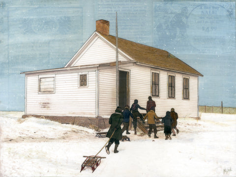 Winter Recess, 9" x 12"