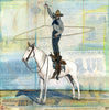 Young Roper, 20" x 20" Framed