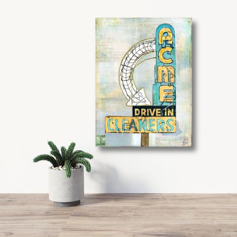 Acme Cleaners, 12" x 9"