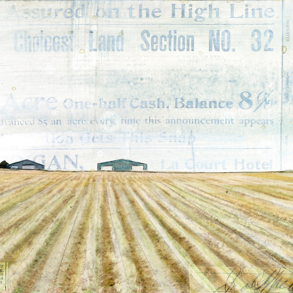 Awaiting Seed, 6" x 18"