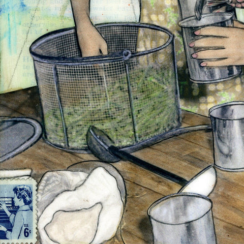 Canning Days, 8" x 8"