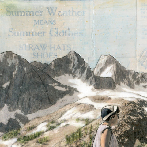Couples Hike, 8" x 10"