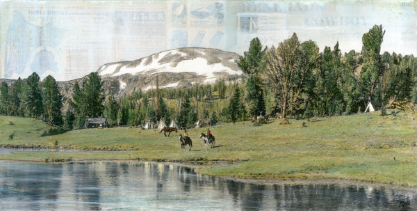 Cowboy Camp, 10" x 20"