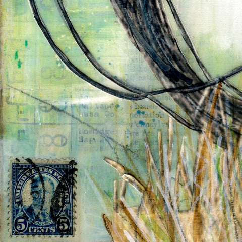 End of the Open Range, 8" x 8"