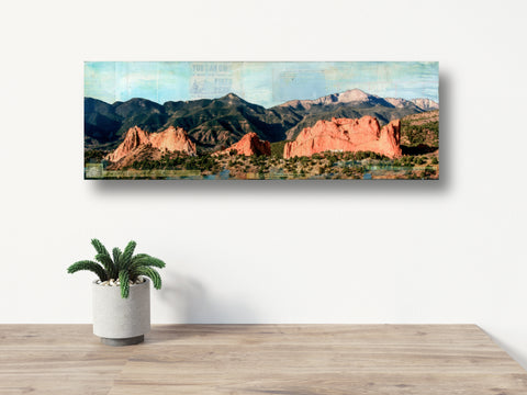 From Garden to Pikes, 6" x 18"
