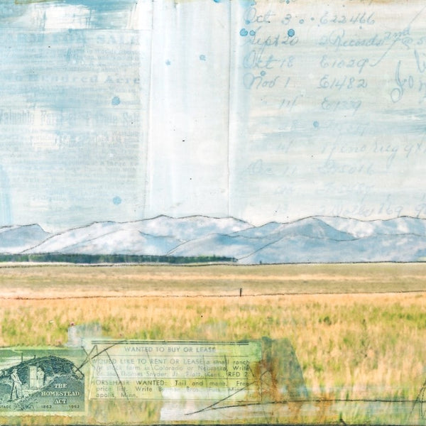 Home on the Range, 6" x 18"