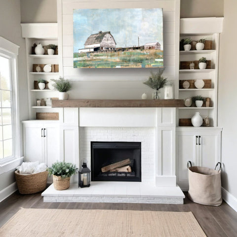 Hushed Barn, 24" x 36"