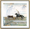 Meet me at the Rodeo #7, 12" x 12" Framed