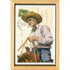 Cowboy Mitch, 4" x 6" framed to 5x7
