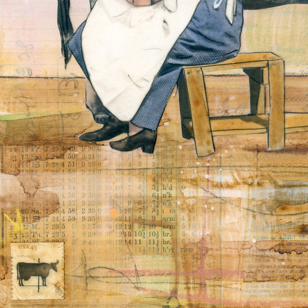 Morning Gossip, 12" x 18"