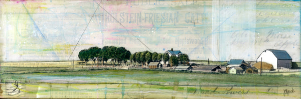 On the Plains, 4" x 12"