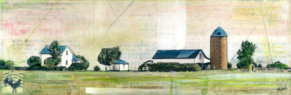 On the Plains II, 4" x 12"