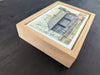 Shell of a Home Postcard, 4" x 6" framed to 5x7
