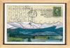 Summer Peaks Postcard, 4" x 6" framed to 5x7