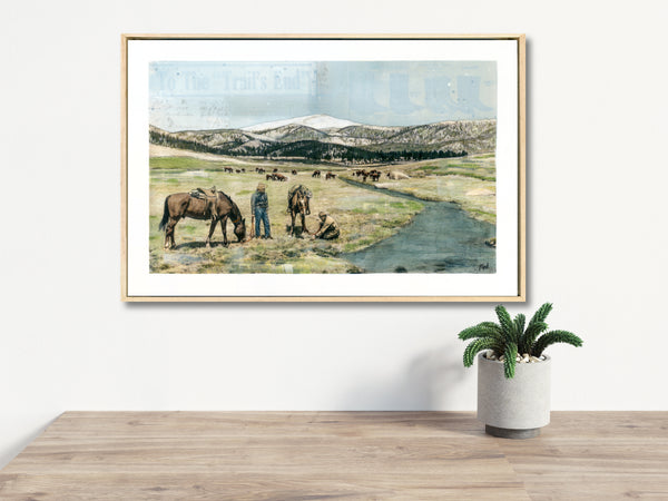 Pasture Assessment, 12" x 18" Framed
