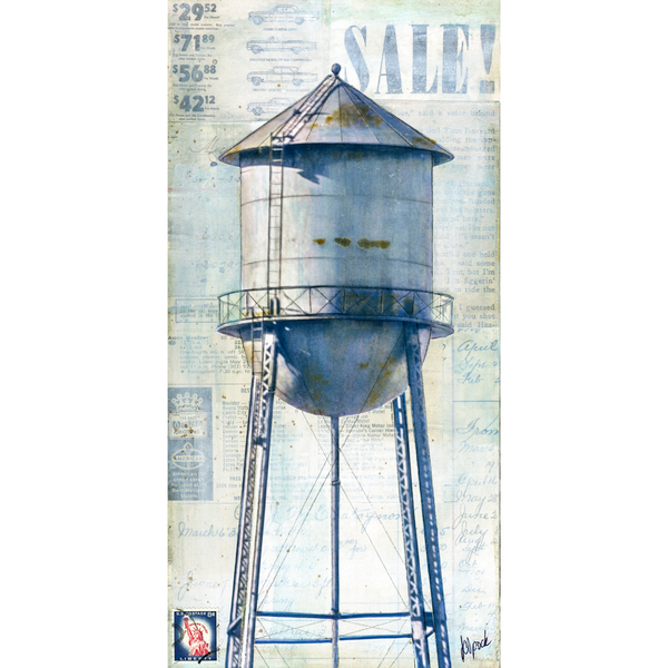 Rusted Water, 12" x 6"