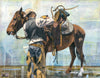 Saddle Up, Roll Out, 16" x 20" Framed
