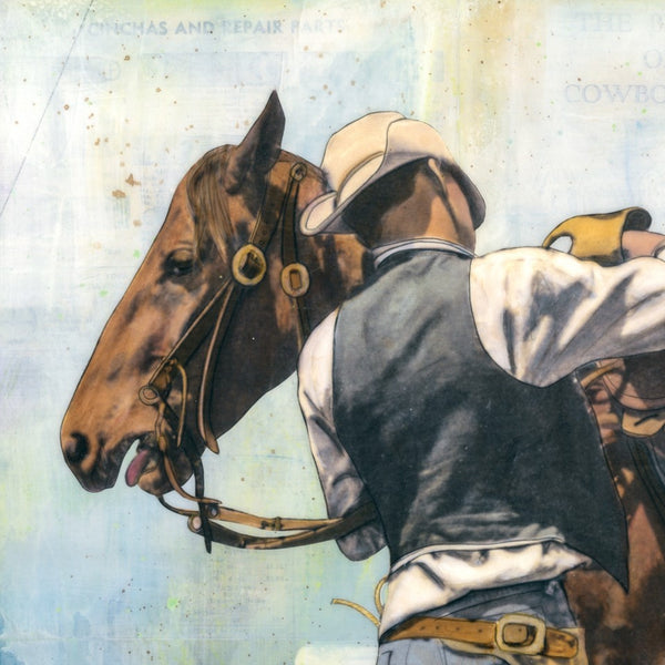 Saddle Up, Roll Out, 16" x 20" Framed