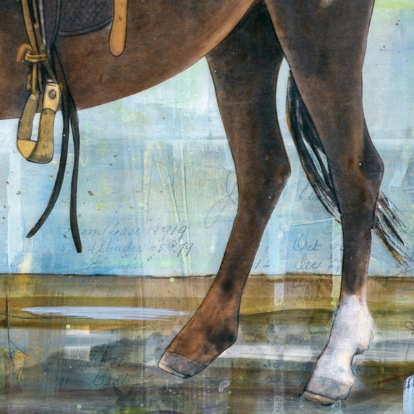 Saddle Up, Roll Out, 16" x 20" Framed